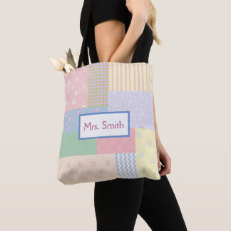 Pastel Patchwork Tasche