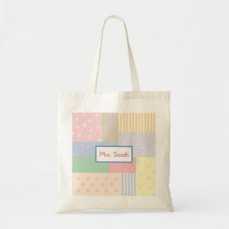 Pastel Patchwork Tragetasche