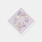 Pastel Patchwork von Natasha Us Serviette (Ecke)