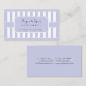 Pastel Patisserie Business Card Visitenkarte (Vorne/Hinten)