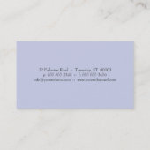 Pastel Patisserie Business Card Visitenkarte (Rückseite)