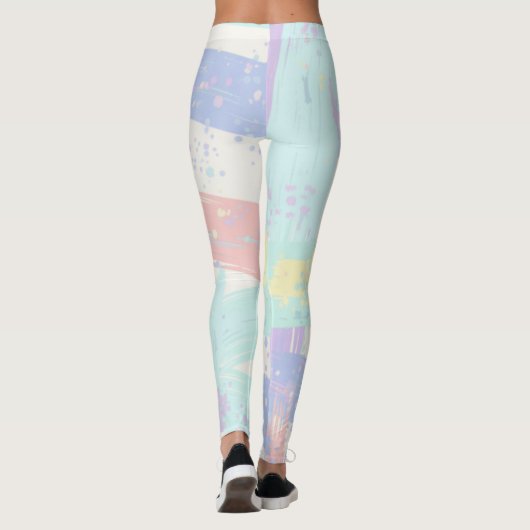 Pastel Patten  Leggings (Rückseite)