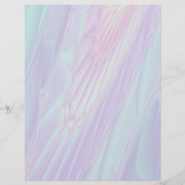 Pastel Pattern Fraktal - Sea Muschel Style. (Vorderseite)