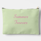 Pastel Pattern Summer Zubehörtasche (Rückseite)