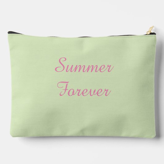 Pastel Pattern Summer Zubehörtasche (Rückseite)