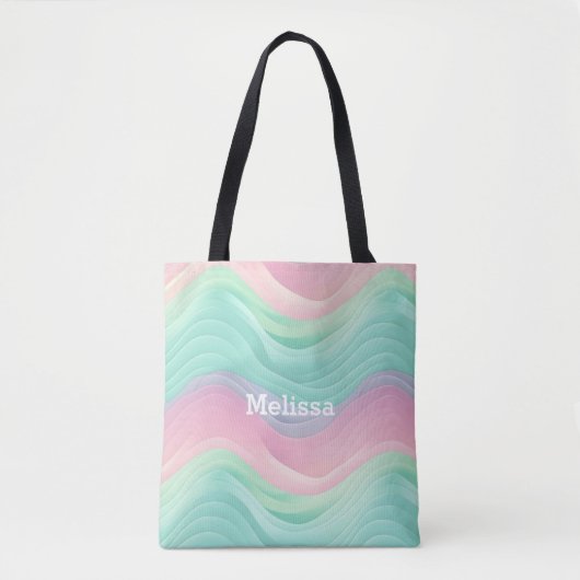 Pastel Pattern Tasche (Vorderseite)