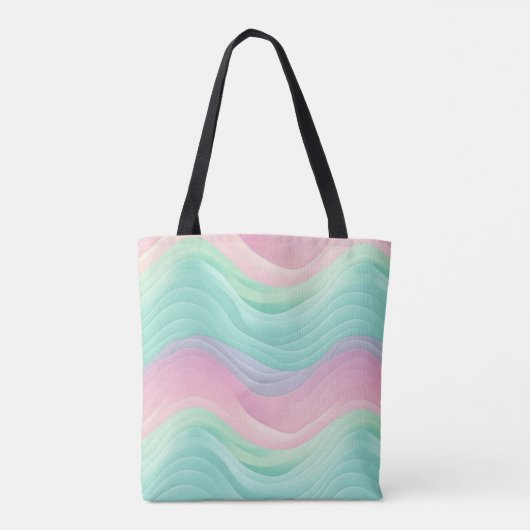 Pastel Pattern Tasche (Rückseite)