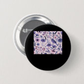 Pastel Pattern - Whimsigoth-Kernstück Button (Vorne & Hinten)