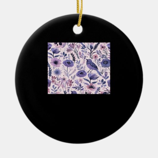 Pastel Pattern - Whimsigoth-Kernstück Keramik Ornament (Vorne)