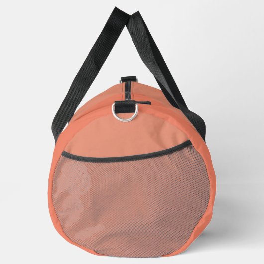 Pastel Peach all Purpose Travel Gym Weekend Duffle Bag (Rechts)