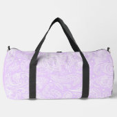 PASTEL PEACH ELABORATE PAISLEY PATTERN & DOTS DUFFLE BAG (Vorderseite)