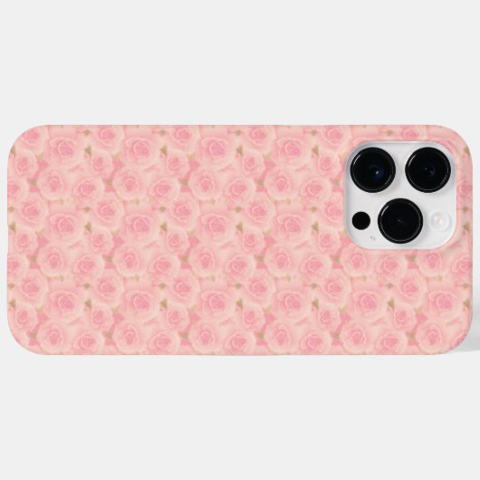 PASTEL PEACH-ROSE Case-Mate iPhone HÜLLE (Rückseite (Horizontal))