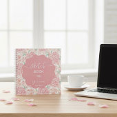 Pastel peach rose notizblock