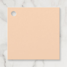 Pastel Peach Solid Color | Classic | elegant Geschenkanhänger