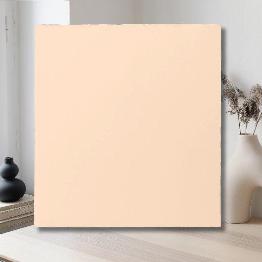 Pastel Peach Solid Color | Classic | elegant Notizblock