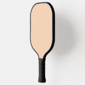 Pastel Peach Solid Color | Classic | elegant Pickleball Schläger (Links)