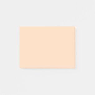 Pastel Peach Solid Color   Classic   elegant Post-it Klebezettel