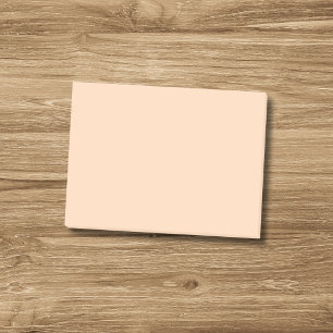 Pastel Peach Solid Color   Classic   elegant Post-it Klebezettel