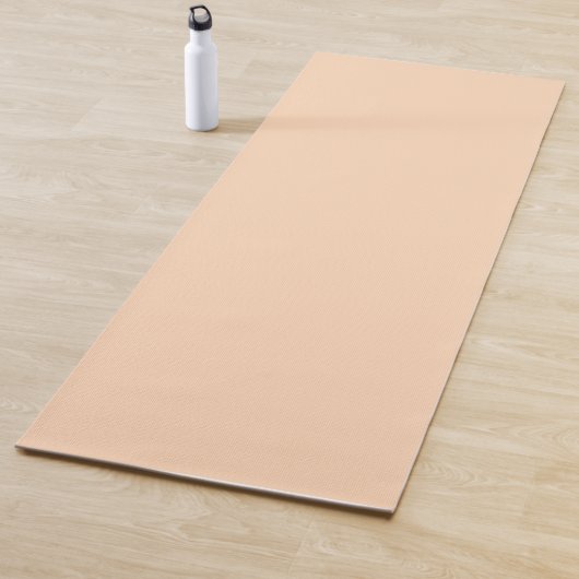Pastel Peach Solid Color | Classic | elegant Yogamatte (Beispiel)
