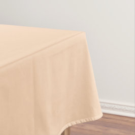 Pastel Peach Solid Color | Klassisches Elegant Tischdecke