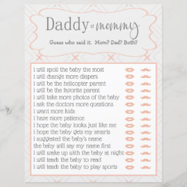 Pastel Peach und Cream Geometric, die es gesagt ha