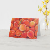 Pastel Peaches Grußkarte Karte (Gelbe Blume)