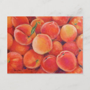 Pastel Peaches Postcard Postkarte