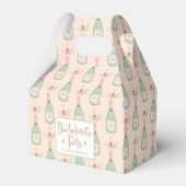 Pastel Peachy Junggeselinnen-Abschied Sparkle Geschenkschachtel (Vorderseite)