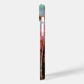 Pastel Peacock Feathers Case-Mate iPhone Hülle (Rückseite / Links)