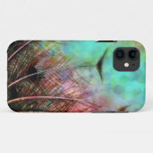 Pastel Peacock Feathers Case-Mate iPhone Hülle (Rückseite (Horizontal))