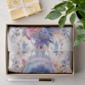 Pastel Peacock und Florals Seidenpapier (Geschenk)