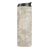 Pastel Pearl Damask Muster Thermosbecher (Nach links gedreht)