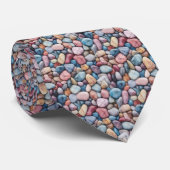 Pastel Pebbles Neck Tie Krawatte (Gerollt)