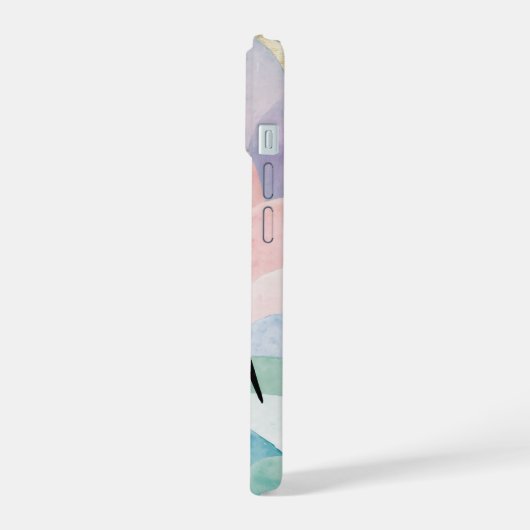 Pastel Penguin Peak iPhone 15 Hülle (Linke Seite)