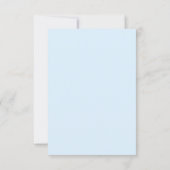Pastel Penmanship Save the Date Cloud Blue (Rückseite)