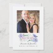 Pastel Peonies BlumenWedding Save the Date (Vorderseite)