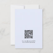 Pastel Peonies Floral RSVP Karte (Rückseite)