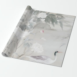 Pastel Peony Chinoiserie Geschenkpapier