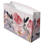 Pastel Peony Große Geschenktüte (Rückseite Schrägansicht)