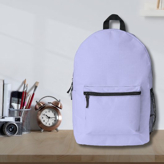 Pastel Periwinkle Farbe | Classic | elegant Bedruckter Rucksack