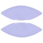 Pastel Periwinkle Farbe | Classic | elegant Football (Paneele)