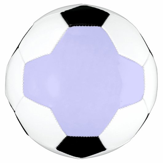 Pastel Periwinkle Farbe | Classic | elegant Fußball (Vorderseite)