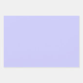 Pastel Periwinkle Farbe | Classic | elegant Geschenkpapier Set (Vorderseite 2)