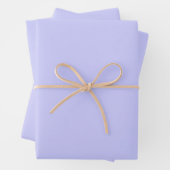 Pastel Periwinkle Farbe | Classic | elegant Geschenkpapier Set (Beispiel)
