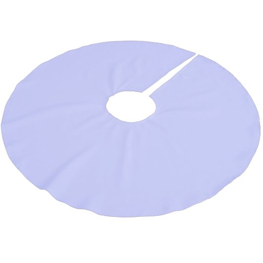 Pastel Periwinkle Farbe | Classic | elegant Polyester Weihnachtsbaumdecke (Schrägansicht)