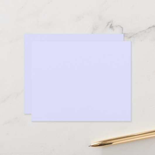 Pastel Periwinkle Lila (Vorderseite/Rückseite Beispiel)