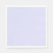 Pastel Periwinkle Lila Paper Napkins Serviette (Vorderseite)