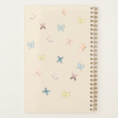 Pastel Personalized Butterfly Affirmation  Planer (Rückseite)
