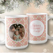Pastel Personalized Photo Mug With Message Kaffeetasse