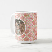 Pastel Personalized Photo Mug With Message Kaffeetasse (Vorderseite Links)